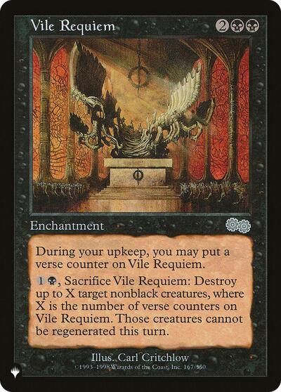 Vile Requiem (USG) (The List) Light Play