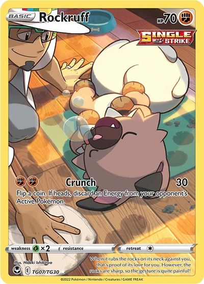 Rockruff (SWSH12: Silver Tempest Trainer Gallery) Light Play Holofoil