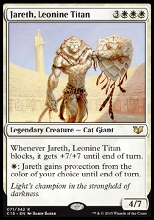 Jareth, Leonine Titan (Commander 2015) Light Play