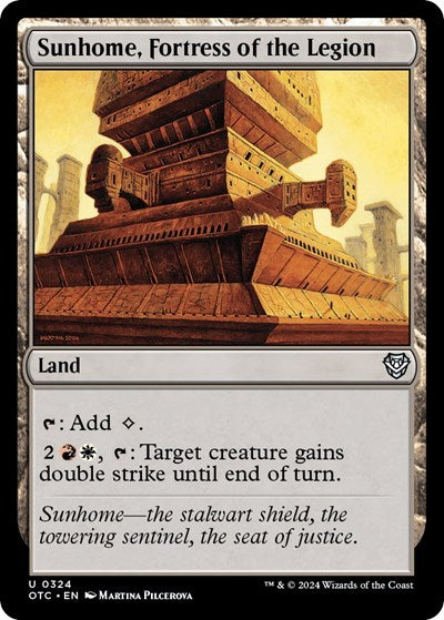 Sunhome, Fortress of the Legion (Commander: Outlaws of Thunder Junction) Light Play