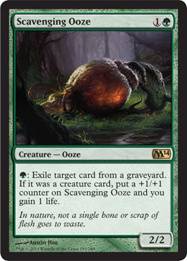 Scavenging Ooze (Magic 2014 Core Set) Light Play