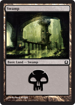 Swamp (264) (Return to Ravnica) Light Play