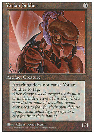 Yotian Soldier (4th Edition) Heavy Play