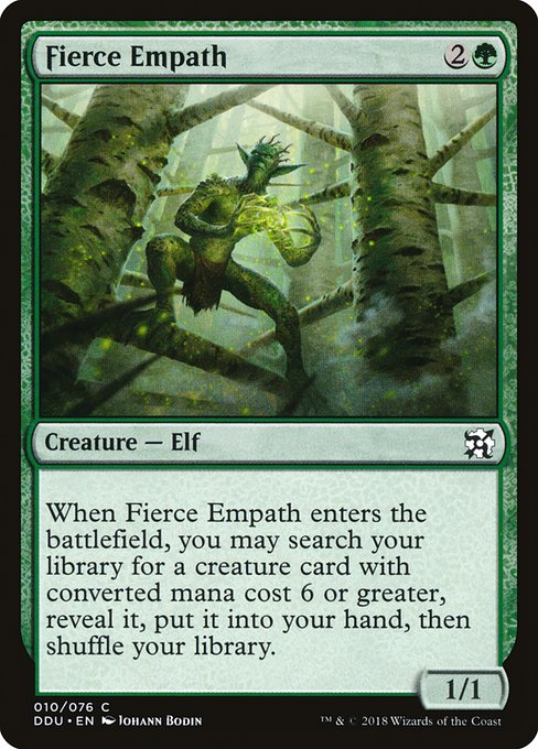 Fierce Empath (Duel Decks: Elves vs Inventors) Light Play