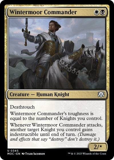 Wintermoor Commander (Commander: March of the Machine) Light Play