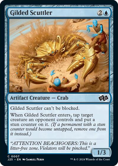 Gilded Scuttler (Foundations Jumpstart) Light Play