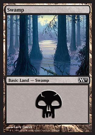 Swamp (239) (Magic 2011 Core Set) Light Play