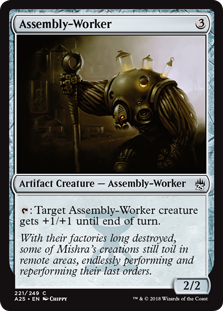 Assembly-Worker (Masters 25) Light Play
