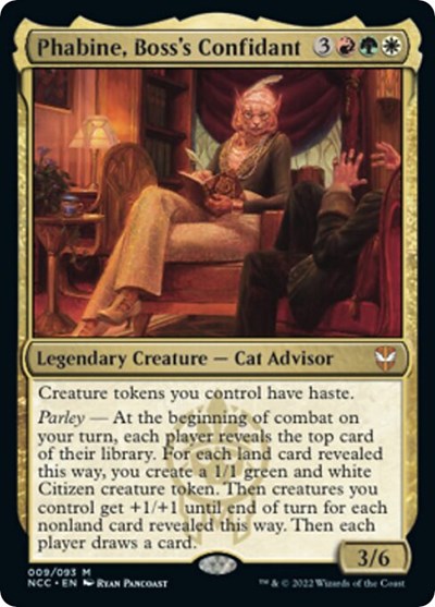 Phabine, Boss's Confidant (Commander: Streets of New Capenna) Light Play Foil