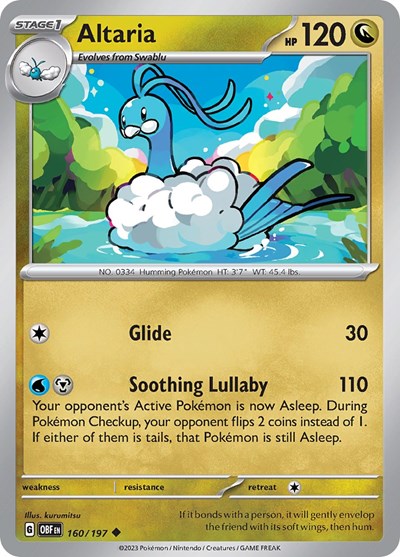 Altaria (Scarlet and  Violet: Obsidian Flames) Light Play