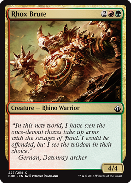 Rhox Brute (Battlebond) Light Play