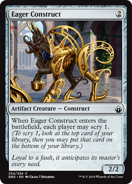 Eager Construct (Battlebond) Light Play