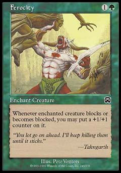 Ferocity (Mercadian Masques) Medium Play