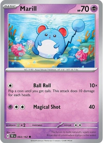 Marill (SV05: Temporal Forces) Light Play