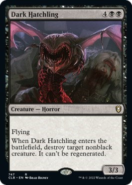 Dark Hatchling (Commander Legends: Battle for Baldur's Gate) Light Play