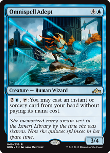 Omnispell Adept (Guilds of Ravnica) Light Play
