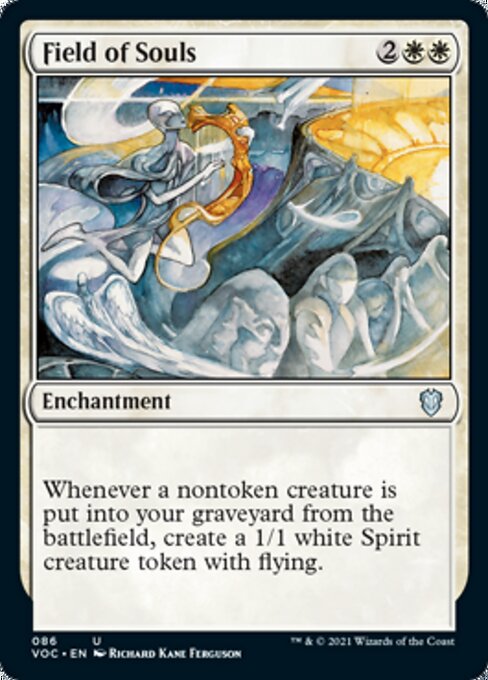 Field of Souls (Commander 2021 Crimson Vow) Light Play
