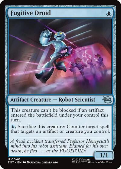 Fugitive Droid (Teenage Mutant Ninja Turtles) Light Play Foil