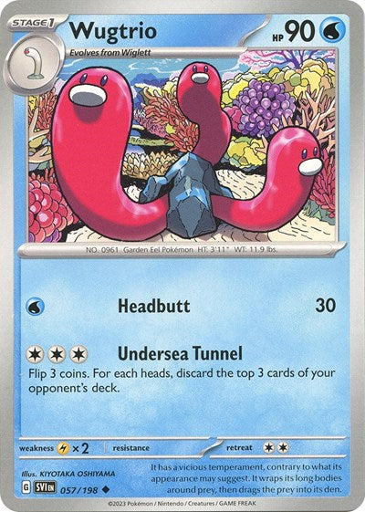 Wugtrio (Scarlet and Violet: Base Set) Light Play
