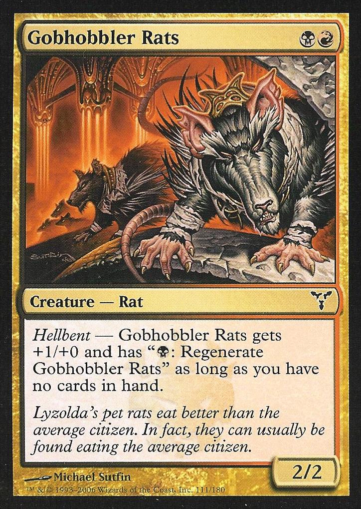 Gobhobbler Rats (Dissension) Medium Play