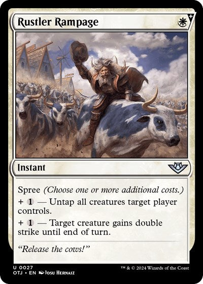 Rustler Rampage (Outlaws of Thunder Junction) Light Play