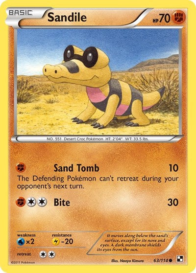 Sandile (Black and White) Medium Play