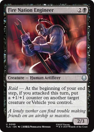 Fire Nation Engineer (Avatar: The Last Airbender) Light Play Foil