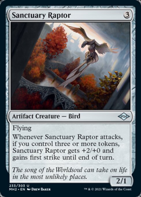 Sanctuary Raptor (Modern Horizons 2) Light Play