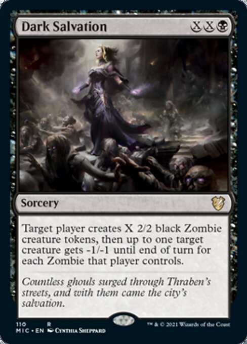 Dark Salvation (Commander 2021 Midnight Hunt) Medium Play