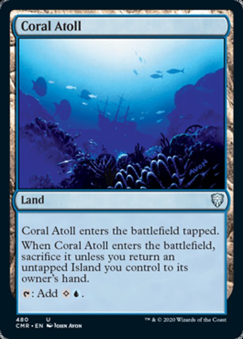 Coral Atoll (Commander 2020 Commander Legends) Light Play