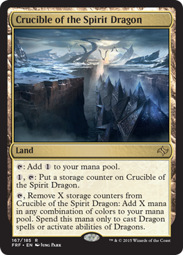 Crucible of the Spirit Dragon (Fate Reforged) Damaged / Poor