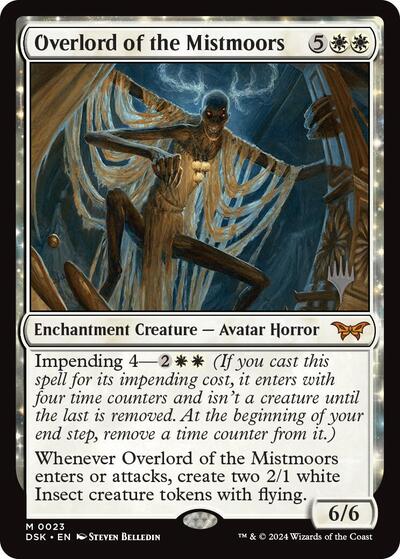 Overlord of the Mistmoors (Promo Pack: Duskmourn: House of Horror) Light Play