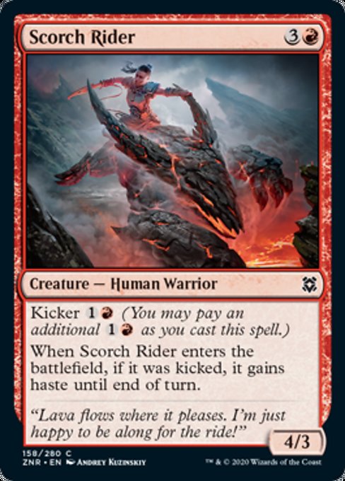 Scorch Rider (Zendikar Rising) Light Play
