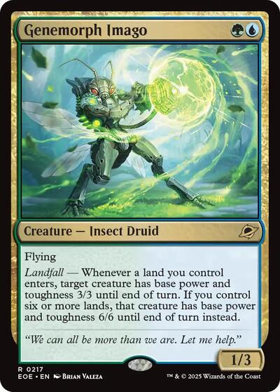 Genemorph Imago (Edge of Eternities) Light Play Foil
