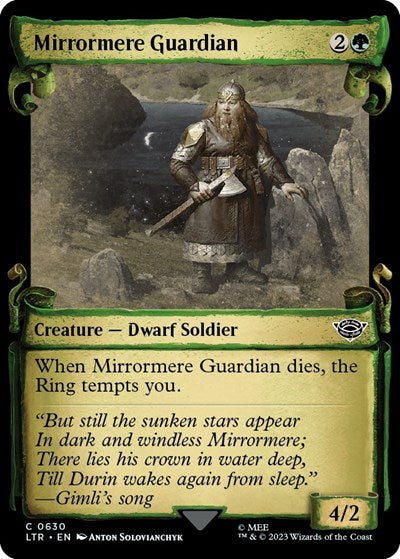 Mirrormere Guardian (Showcase Scrolls) (Universes Beyond: The Lord of the Rings: Tales of Middle-earth) Light Play Foil