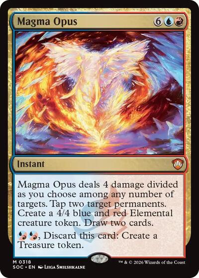 Magma Opus (Commander: Secrets of Strixhaven) Light Play