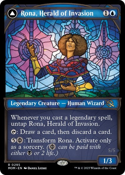 Rona, Herald of Invasion (Showcase) (March of the Machine) Light Play