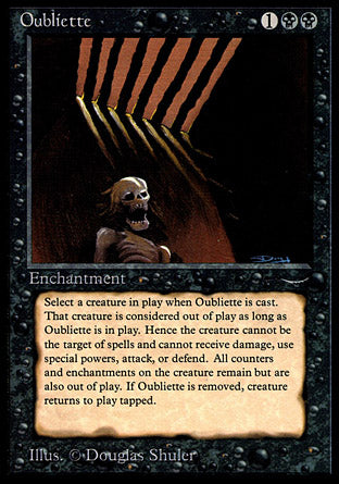 Oubliette (light circle) (Arabian Nights) Heavy Play