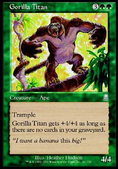 Gorilla Titan (Odyssey) Light Play