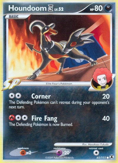 Houndoom E4 (Rising Rivals) Heavy Play