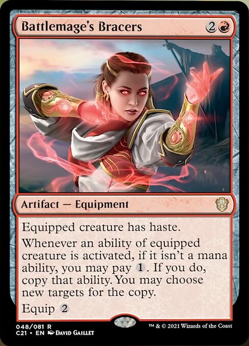 Battlemage's Bracers (Commander 2021 Strixhaven) Light Play
