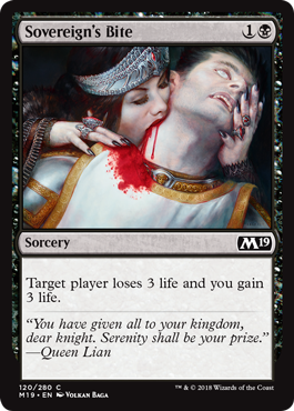Sovereign's Bite (Magic 2019 Core Set) Medium Play
