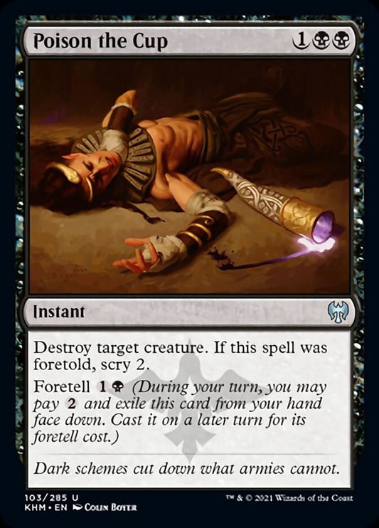 Poison the Cup (Kaldheim) Light Play Foil