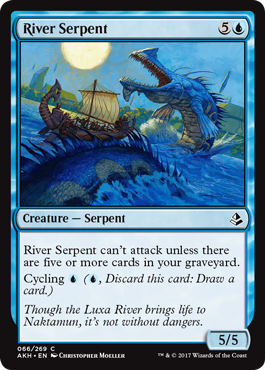 River Serpent (Amonkhet) Light Play