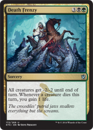 Death Frenzy (Khans of Tarkir) Medium Play