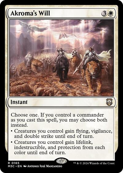 Akroma's Will (Commander: Modern Horizons 3) Near Mint