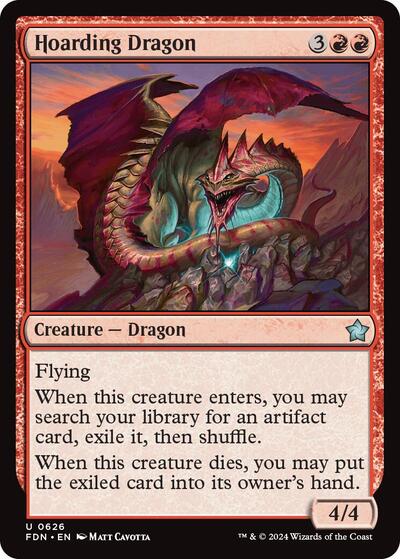 Hoarding Dragon (Foundations) Light Play