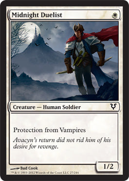 Midnight Duelist (Avacyn Restored) Light Play Foil