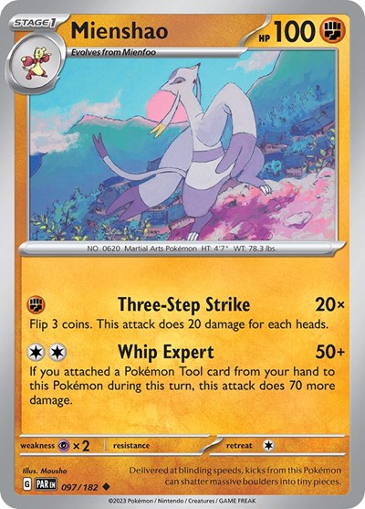 Mienshao - 097 (Scarlet and Violet: Paradox Rift) Light Play