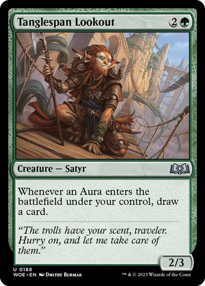 Tanglespan Lookout (Wilds of Eldraine) Light Play Foil